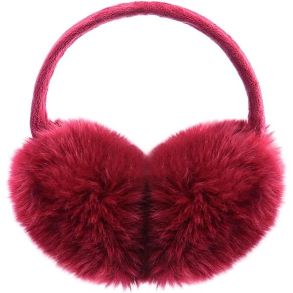 Accessories Women Winter Earmuffs Girl Cwine Red Poshmark